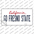 Go Fresno State Novelty Sticker Decal
