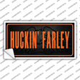 Huckin Farley Novelty Sticker Decal