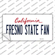Fresno State Fan Novelty Sticker Decal