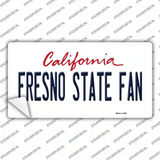 Fresno State Fan Novelty Sticker Decal