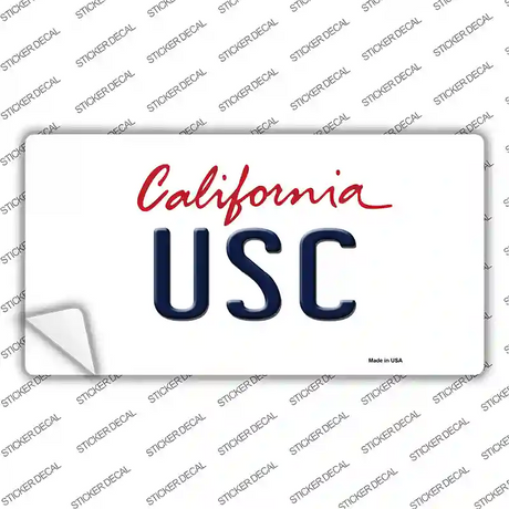 USC Novelty Sticker Decal