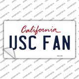 USC Fan Novelty Sticker Decal