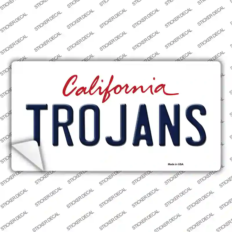 Trojans Novelty Sticker Decal