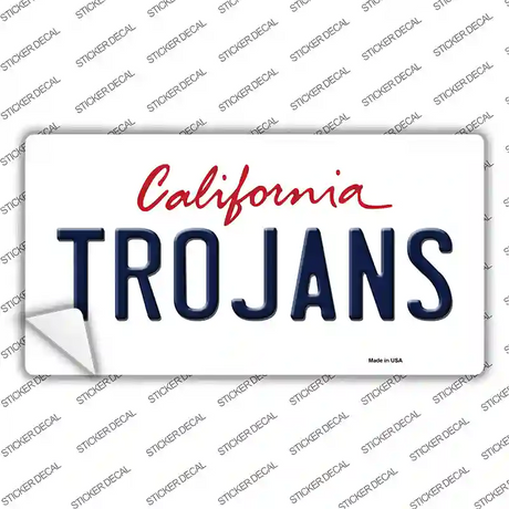 Trojans Novelty Sticker Decal