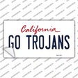 Go Trojans Novelty Sticker Decal