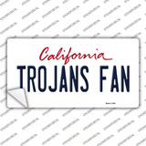 Trojans Fan Novelty Sticker Decal