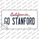 Go Stanford Novelty Sticker Decal