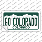 Go Colorado Novelty Sticker Decal