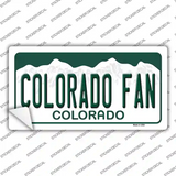 Colorado Fan Novelty Sticker Decal