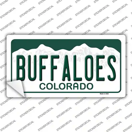 Buffaloes Novelty Sticker Decal