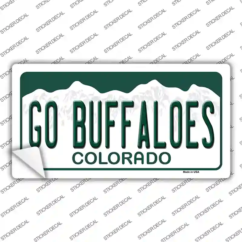 Go Buffaloes Novelty Sticker Decal
