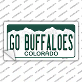 Go Buffaloes Novelty Sticker Decal