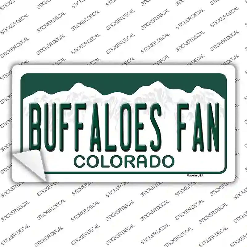 Buffaloes Fan Novelty Sticker Decal