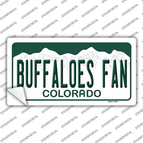 Buffaloes Fan Novelty Sticker Decal