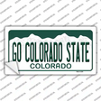Go Colorado State Novelty Sticker Decal