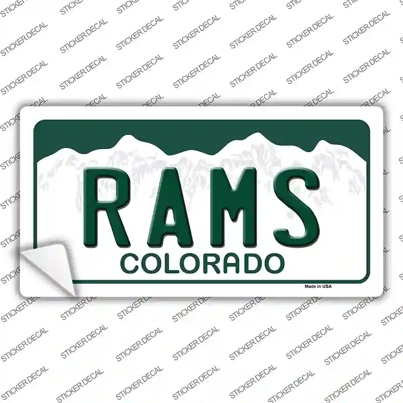Rams Novelty Sticker Decal