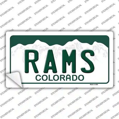 Rams Novelty Sticker Decal