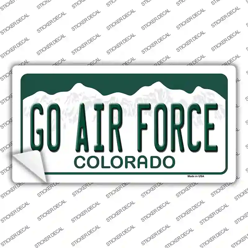 Go Air Force Novelty Sticker Decal