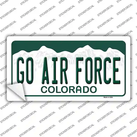 Go Air Force Novelty Sticker Decal