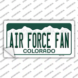 Air Force Fan Novelty Sticker Decal