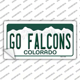 Go Falcons Colorado Novelty Sticker Decal