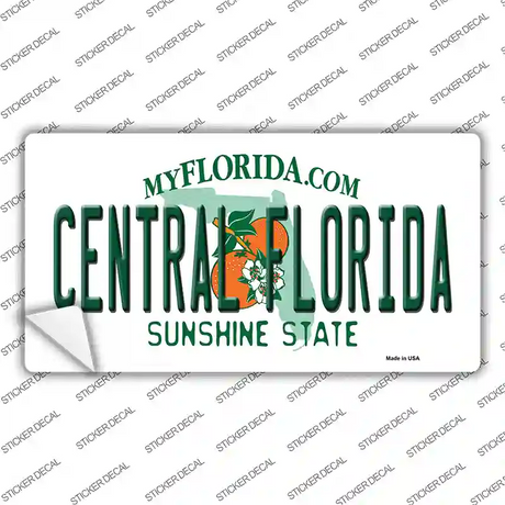 Central Florida Novelty Sticker Decal