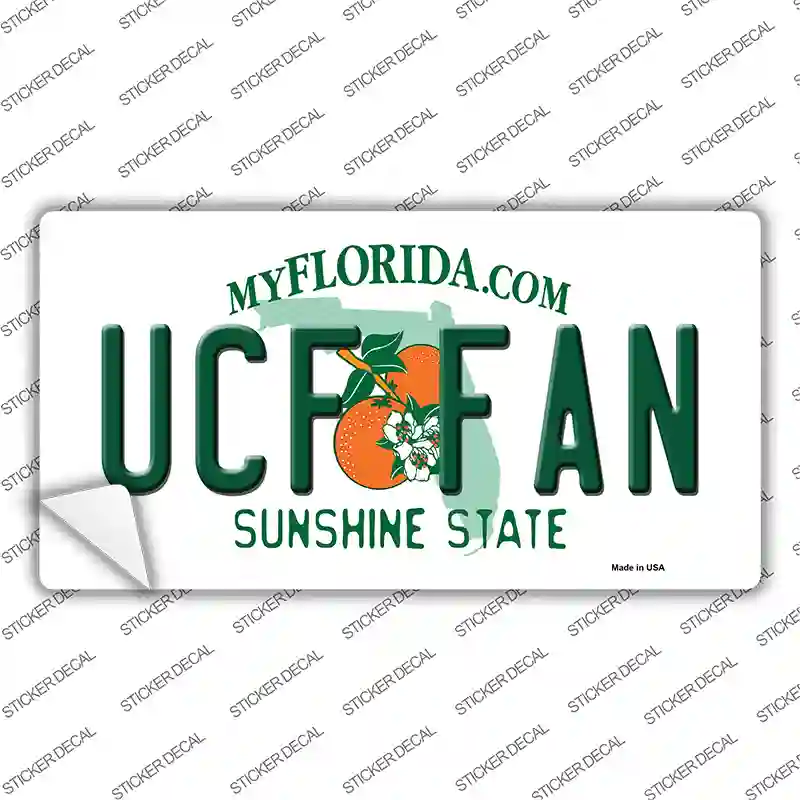 UCF Fan Novelty Sticker Decal
