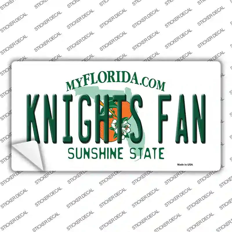 Knights Fan Novelty Sticker Decal