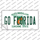 Go Florida Novelty Sticker Decal