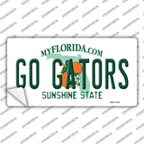 Go Gators Novelty Sticker Decal