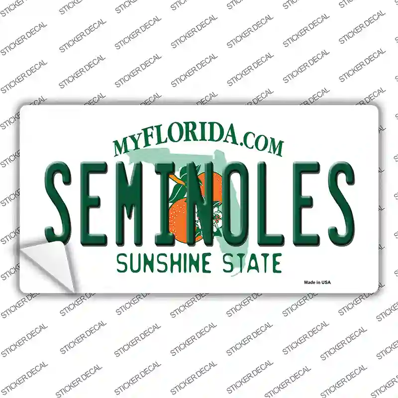 Seminoles Novelty Sticker Decal