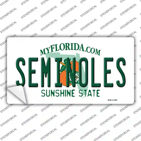 Seminoles Novelty Sticker Decal