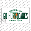 Go Hurricanes Florida Novelty Sticker Decal