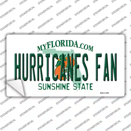 Hurricanes Fan Novelty Sticker Decal