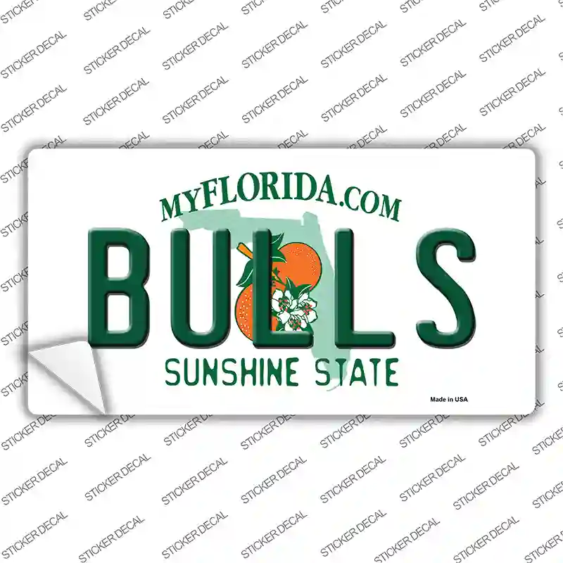 Bulls Novelty Sticker Decal