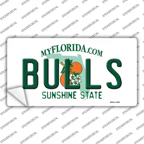 Bulls Novelty Sticker Decal