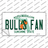 Bulls Fan Novelty Sticker Decal