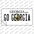 Go Georgia Novelty Sticker Decal
