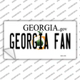 Georgia Fan Novelty Sticker Decal