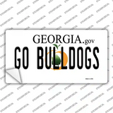 Go Bulldogs Georgia Novelty Sticker Decal