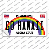 Go Hawaii Novelty Sticker Decal
