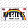 Warriors Novelty Sticker Decal