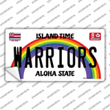 Warriors Novelty Sticker Decal