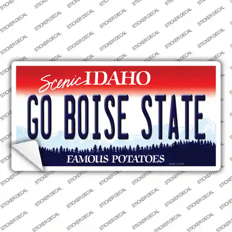 Go Boise State Novelty Sticker Decal