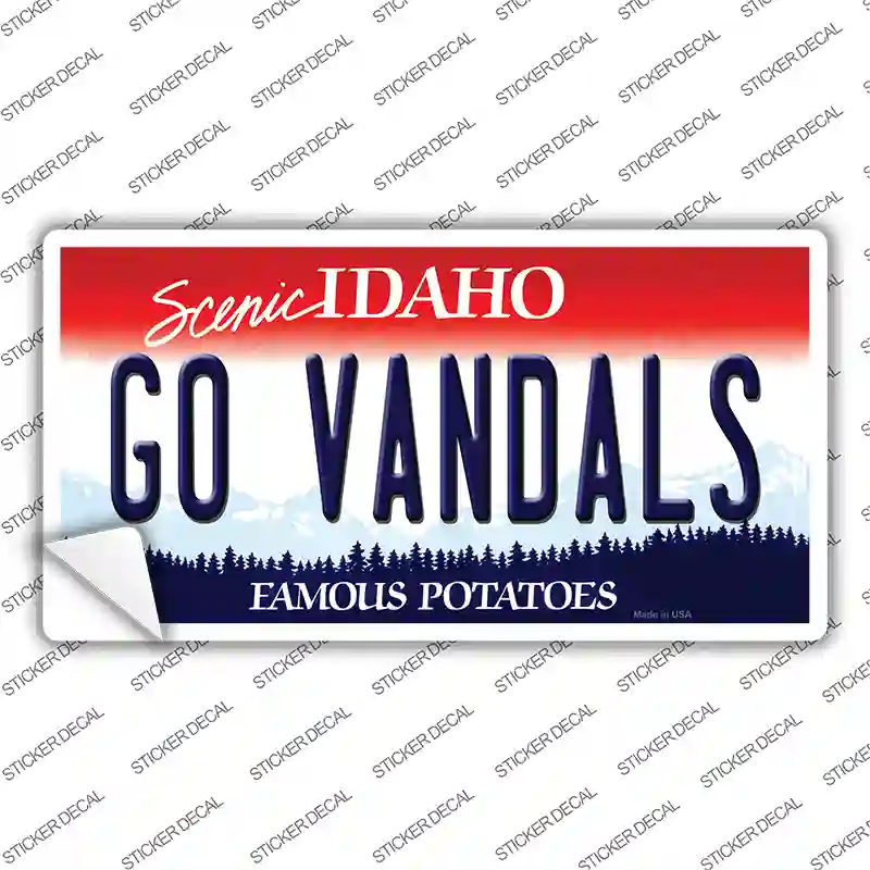 Go Vandals Novelty Sticker Decal