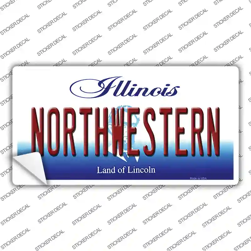 Northwestern Novelty Sticker Decal