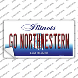 Go Northwestern Novelty Sticker Decal