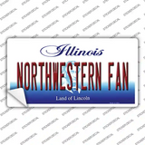 Northwestern Fan Novelty Sticker Decal