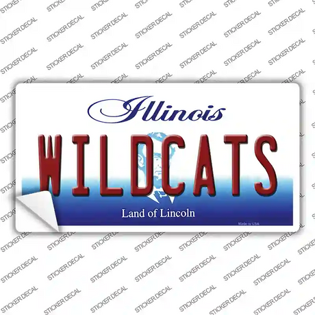 Wildcats Novelty Sticker Decal
