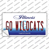 Go Wildcats Illinois Novelty Sticker Decal
